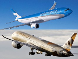 Aerolineas Argentinas signe avec Etihad Airways