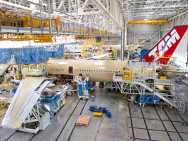 L’Airbus A350 de TAM Airlines progresse